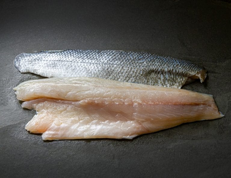 Farmed Sea Bass Skin On Fillets X 2 180g W Stevenson Sons Ltd